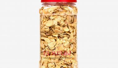 Venta online de mezcla de especias Ajo granulado en formato bote hostelería 600 gramos (peso bruto)