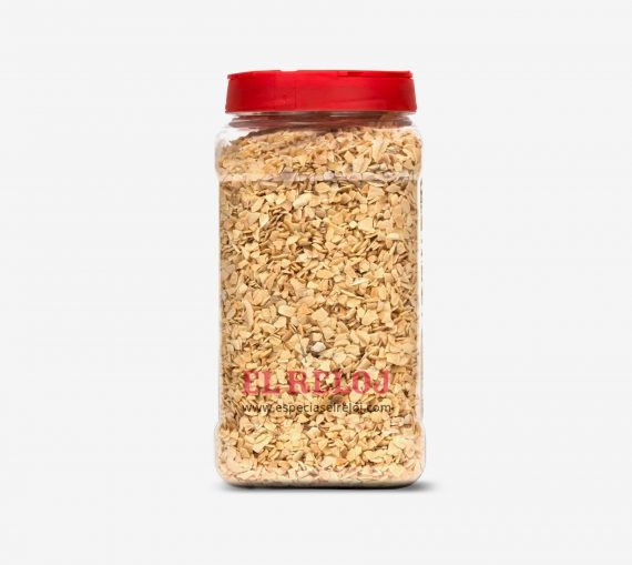 Venta online de especiasac Ajo granulado gordo en formato bote hostelería 800 gramos (peso bruto)
