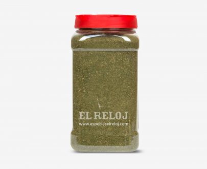 Venta online de mezcla de Especias - condimento para la elaboración de albóndigas. Formato bote hostelería de 900 grs. (peso bruto)