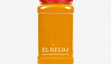 Venta online de Cúrcuma molida en formato bote hostelería 800 grs. (peso bruto)