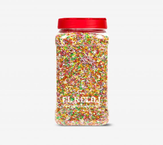 Venta online de Fideos de colores en formato bote hostelería 1 Kg (peso bruto)