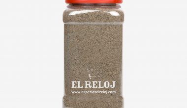 Venta online de Pimienta negra molida en formato bote hostelería 850 gramos (peso bruto)