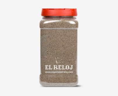 Venta online de Pimienta negra molida en formato bote hostelería 850 gramos (peso bruto)