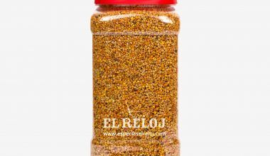 Venta online de Polen de abejas en formato bote hostelería 900 gramos (peso bruto)