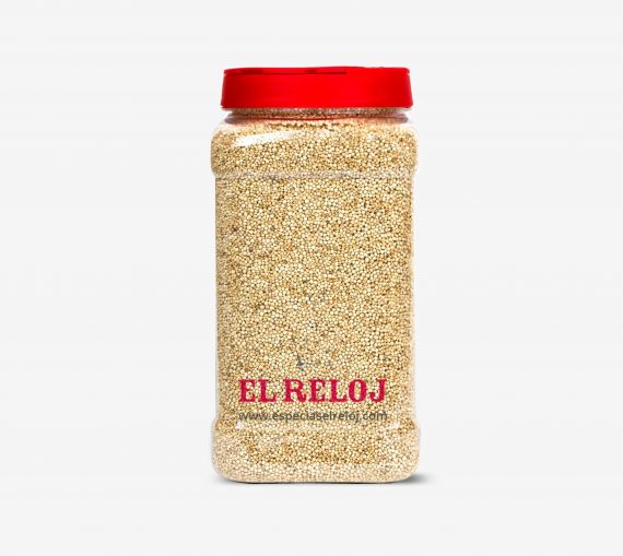 Venta online de Quinoa real en formato bote hostelería 1 Kg (peso bruto)