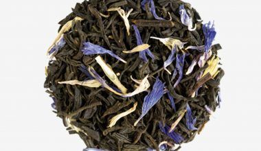Té negro Earl Grey, mezcla seleta de tés, con aroma de Bergamota y flores de centaura
