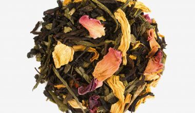 Te Mil y una Noches, te negro y té verde con aroma de pétalos de rosas y melocotón