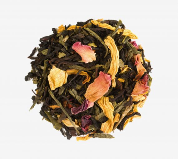 te-mil-una-noches Te Mil y una Noches, te negro y té verde con aroma de pétalos de rosas y melocotón