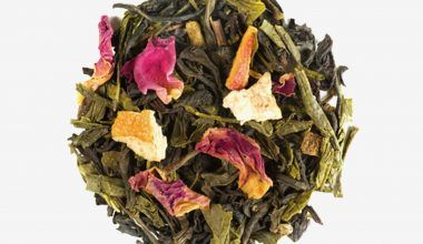 Té negro Noche árabe, suave mezcla de tés negro y verde con flor de azahar y aroma de naranja