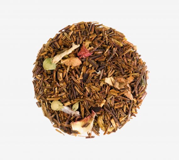 Venta online de Te rooibos africano con pétalo de rosas, hibisco y flores de girasol