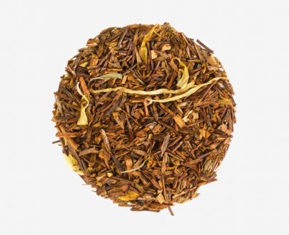 Venta online de Té rooibos con melocotón, pétalos de flores y aroma natural