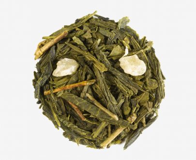Té Sueños de Invierno, té chino verde de hoja larga con piña y pera dulce
