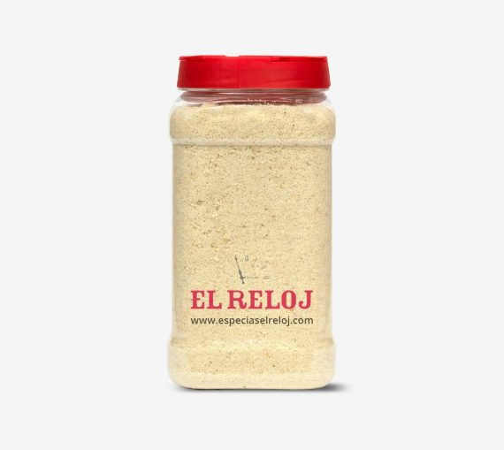 Venta online de Almendra molida en formato bote hostelería 700 gramos (peso bruto)