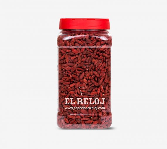 Venta online de Bayas de Goji en formato bote hostelería 600 gramos (peso bruto)