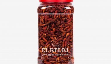 Venta online de mezcla de especias - condimento para la elaboración de Cayena ojo pájaro en formato bote hostelería 380 grs. (peso bruto)