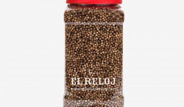 Venta online de Cilantro en grano en formato bote hostelería 500 grs. (peso bruto)