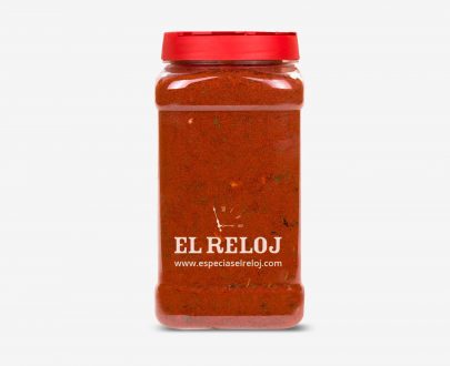 Venta online de mezcla de especias - condimento para Gambas Pil Pil en formato bote hostelería 900 gramos (peso bruto)