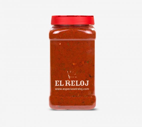 gamas-pil-pil Venta online de mezcla de especias - condimento para Gambas Pil Pil en formato bote hostelería 900 gramos (peso bruto)