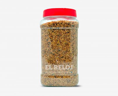 Venta online de Lino dorado en formato bote hostelería 1 Kg. (peso bruto)