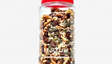 Venta online de Mix de frutos secos para ensalada en formato bote hostelería 900 grs. (peso bruto)