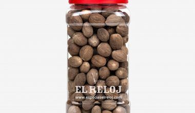 Venta online de Nuez moscada en grano en formato bote hostelería 900 gramos (peso bruto)