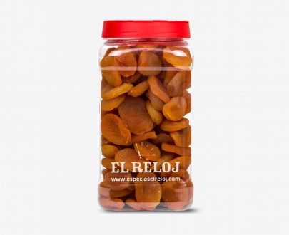 Venta online de Orejones de albaricoque en formato bote hostelería 900 grs. (peso bruto)