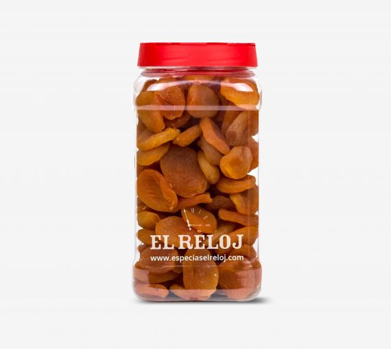 Venta online de Orejones de albaricoque en formato bote hostelería 900 grs. (peso bruto)