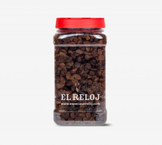 Venta online de Pasas sultanas en formato bote hostelería 900 grs. (peso bruto)