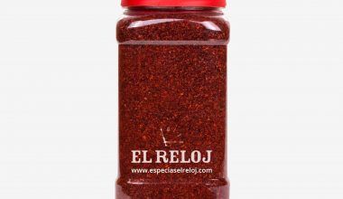 Venta online de Hojilla de Pimentón en formato bote hostelería 800 gramos (peso bruto)