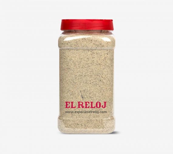 Venta online de Pimienta blanca molida en formato bote hostelería 900 gramos (peso bruto)