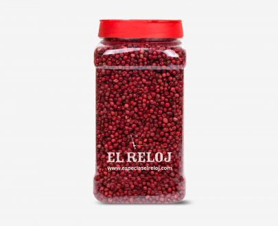 Venta online de Pimienta rosa en grano en formato bote hostelería 500 gramos (peso bruto)