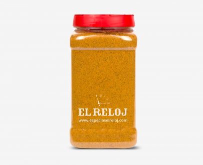 Venta online de mezcla de especias - condimento para la elaboración de Pinchitos amarillos en formato bote hostelería 900 grs. (peso bruto)