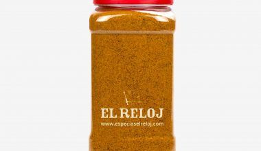 Venta online de mezcla de especias - condimento para la elaboración de pinchitos rojos en formato bote hostelería 900 grs. (peso bruto)