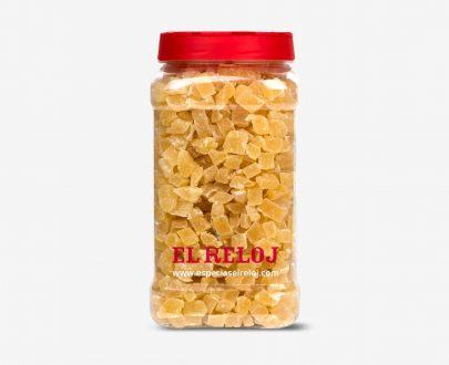 Venta online de Piña deshidratada en formato bote hostelería 900 grs. (peso bruto)