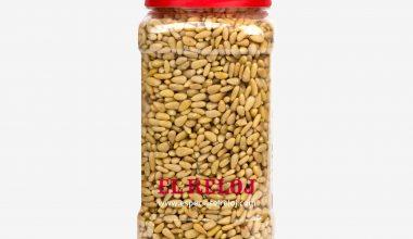 Venta online de Piñones pelados de importación en formato bote hostelería 800 grs. (peso bruto)