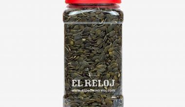 Venta online de Pipas de calabaza en formato bote hostelería 650 grs. (peso bruto)