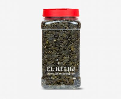 Venta online de Pipas de calabaza en formato bote hostelería 650 grs. (peso bruto)