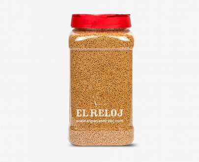 Comprar mostaza en grano en formato bote hostelería 1 Kg (peso bruto)