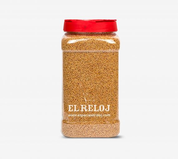 Comprar mostaza en grano en formato bote hostelería 1 Kg (peso bruto)